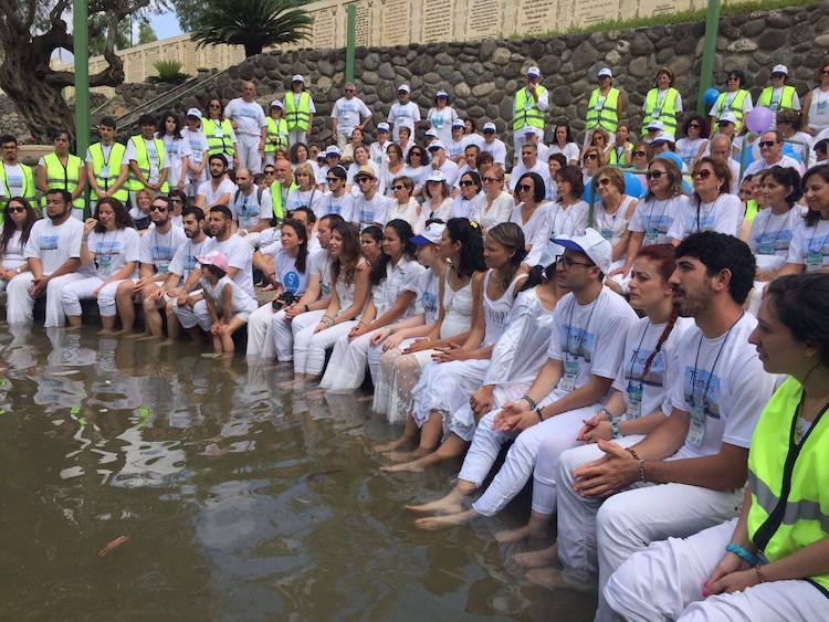 bautizo en el rio Jordan